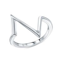 Серебряное кольцо с фианитами