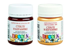 Акрил по стеклу и керамике "Decola" 50 мл Зеленый светлый