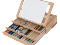Мольберт настольный Pinax TE-03B с органайзером для пастели/карандашей/кистей, 3 лотка, бук