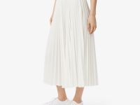 Длинная плиссированная юбка Lacoste с эластичной талией