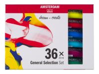 Набор акрила Talens "Amsterdam" General Set 36 цв*20 мл