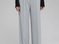 Прямые брюки в полоску