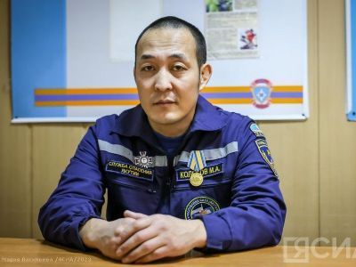 Максим Колесов в третий раз признан лучшим спасателем Службы спасения Якутии