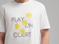 Футболка прямого кроя из джерси