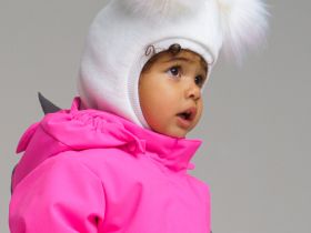 Шапка-шлем для девочки