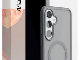 Клип-кейс VLP MoonMagSafe для Samsung Galaxy S24 FE Серый