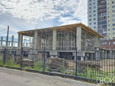 В строящейся школе самбо и дзюдо в Якутске возвели первый этаж