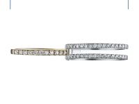 Кольцо из комбинированного золота с бриллиантами э1001кц02203610