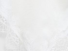 Топ из сатина для девочек, Белый