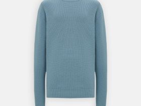 Джемпер из хлопка прямого кроя