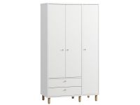 Распашной шкаф Лэтти 3-105x190 Белый