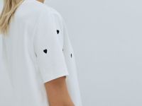 Футболка с декором, Белый