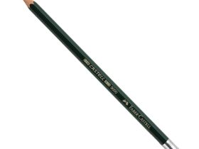 Карандаш чернографитный Faber-Castell "CASTELL-9000" B с ластиком