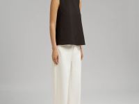 Свободный топ из жатой ткани