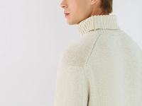 Свитер с содержанием шерсти, Бежевый