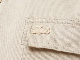 Мужская хлопковая рубашка Lacoste с карманами