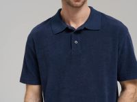 Поло свободного кроя из хлопкового трикотажа