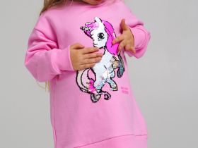 Комплект для девочки: толстовка, леггинсы