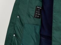 Пуховое полупальто с воротником-стойкой