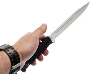 Походный нож Капитан, сталь D2, рукоять резина