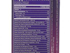 MRM, шипучий витамин C, вкус тропических фруктов, 1000 мг, 30 пакетиков, 6 г (0,21 унции)