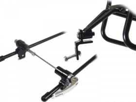 Багажник передний Ostand CD-241 регулируемый 24-29" (черный)