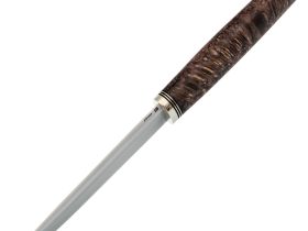 Нож Финка Том, сталь Elmax, рукоять карельская береза