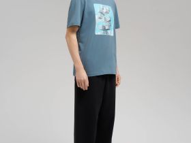 Футболка прямого кроя из хлопкового джерси