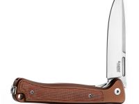 Складной нож LionSteel Skinny Aluminium, сталь MagnaCut, рукоять алюминий/микарта, коричневый