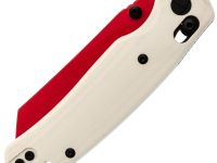 Складной нож Bestech Knives Cicada's Wing, сталь 10Cr15MoV, рукоять G10, красный/белый