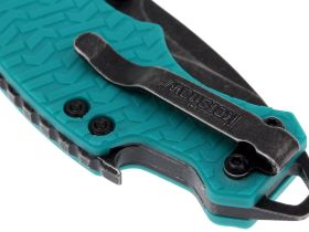 Складной нож Kershaw Shuffle 6, сталь 8Cr13MoV, рукоять термопластик GFN бирюзового цвета