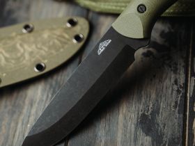 Нож N.C.Custom Forester сталь AUS-10, рукоять микарта