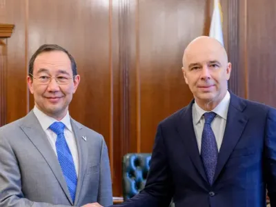 Глава Якутии встретился с министром финансов России Антоном Силуановым