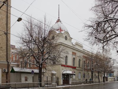 Дом, в котором выступал В.В.Маяковский 20 - 21 января 1927 г. и 23 января 1928 г.