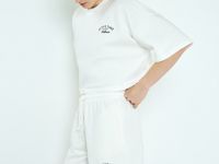 Шорты из трикотажа, Белый