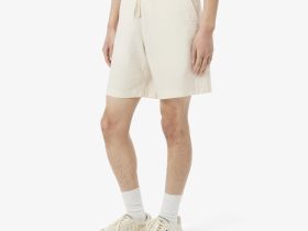 Мужские хлопковые шорты Lacoste из сирсакера