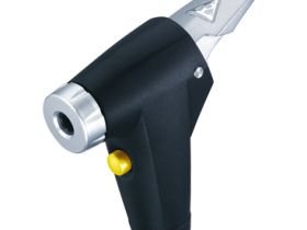 Насос с манометром и шлангом Topeak Mega Morph (черный / серебристый)