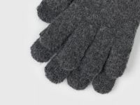 Вязаные перчатки, Серый
