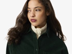 Женская рубашка Lacoste оверсайз