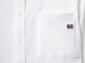 Рубашка трикотажная на кнопках