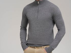 Джемпер прямого кроя из хлопка