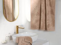 Полотенце махровое Тропико/Tropico, бежевое