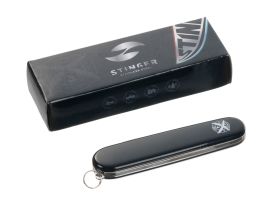 Нож перочинный Stinger 90 мм, 2 функции, черный