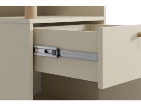 Стеллаж Дикинс 45x190 Светло-бежевый