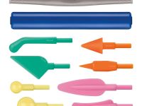 Набор инструментов для лепки MILAN: 2 пластиковых держателя и 8 пластиковых наконечников в блистере