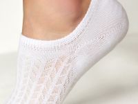 Следки Socks, черные/белые