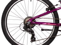 Подростковый велосипед Novatrack Novara 24 V-brake, год 2025, цвет Белый, ростовка 10