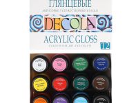 Набор акрила "Decola" 12 цв*20мл глянцевый