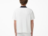 Мужская вязанная рубашка Lacoste с коротким рукавом