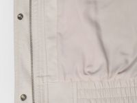 Бомбер из искусственной кожи для девочек, Белый